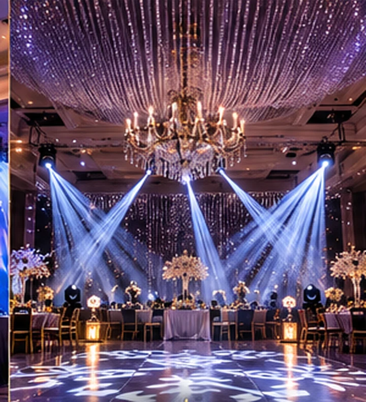 Imagen ilustrativa de iluminación en un salón elegante